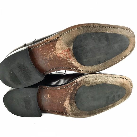 Florsheim Lexington Mens Size 9.5‎ Dress Shoes Brown Leather Cap Toe Oxford - Picture 9 of 9